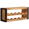 vidaXL Veepudeli Riiul Pruun 100 x 45 x 33 cm Tugev Karm Mango Puit