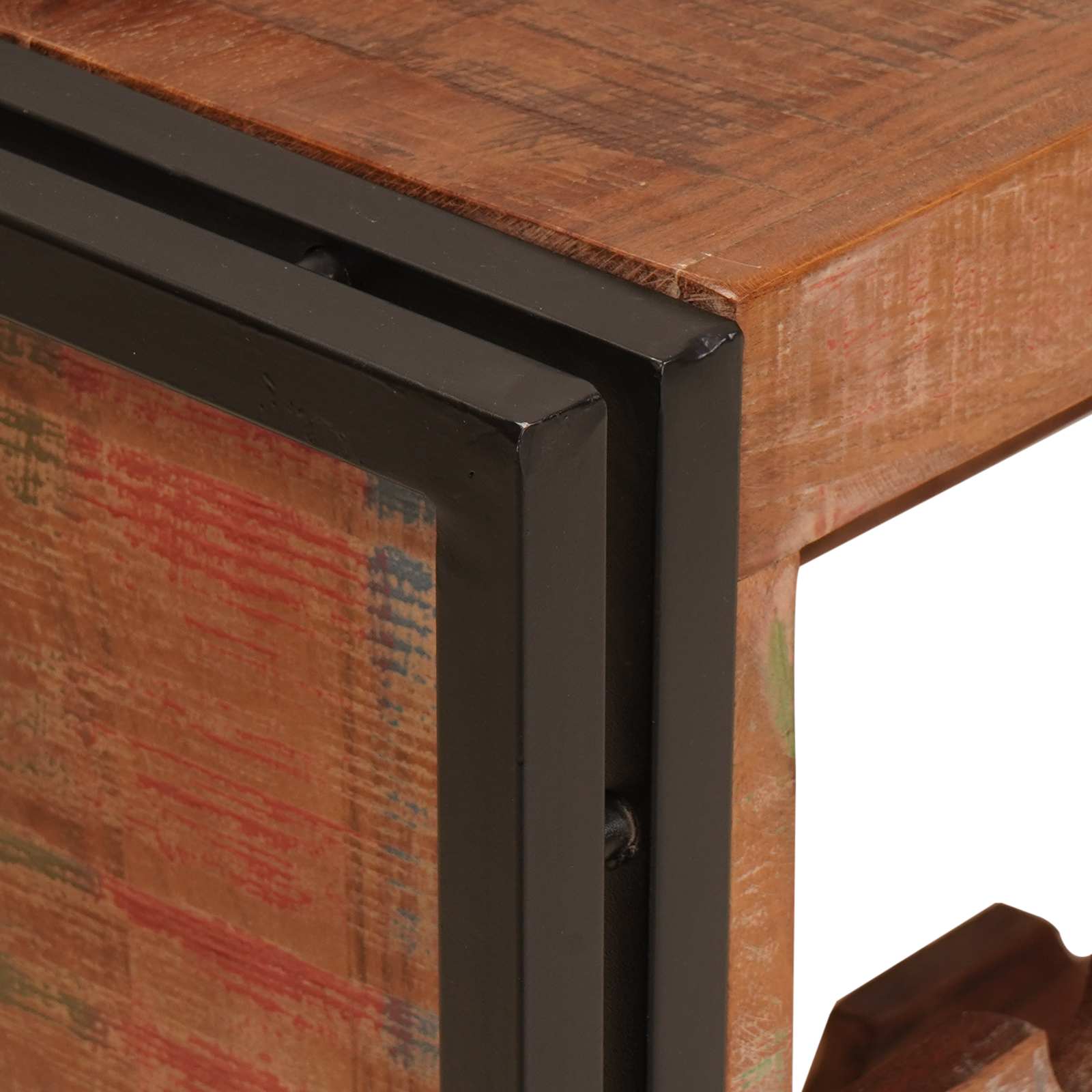 Vinhylle Brun 100 x 45 x 33 cm Massiv gjenbrukt treverk - Bilde 7