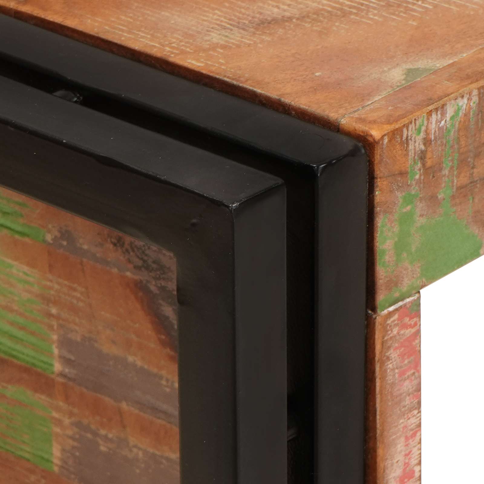 Vinhylle Brun 100 x 45 x 33 cm Massiv gjenbrukt treverk - Bilde 7