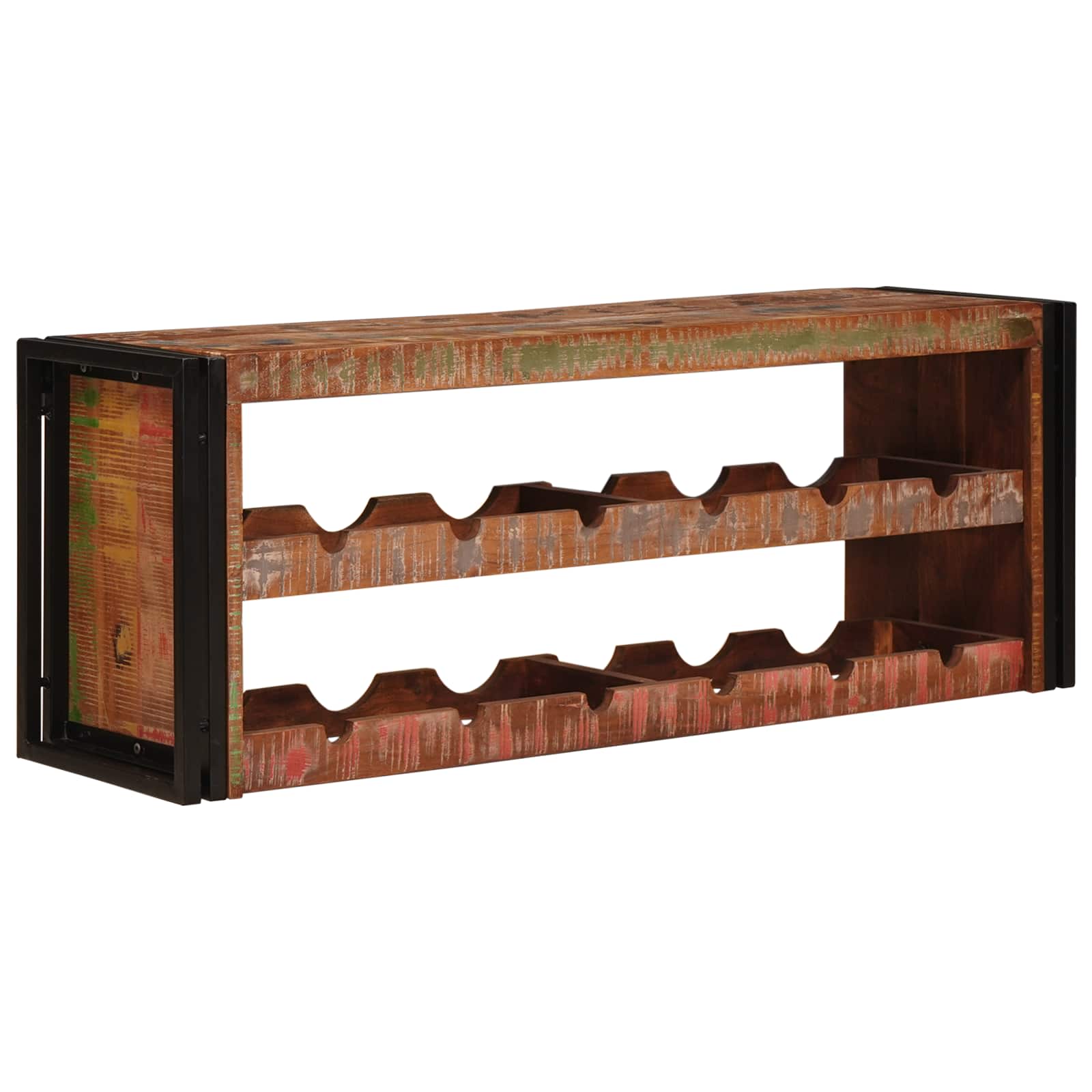 Vinhylle Brun 100 x 45 x 33 cm Massiv gjenbrukt treverk - Bilde 3