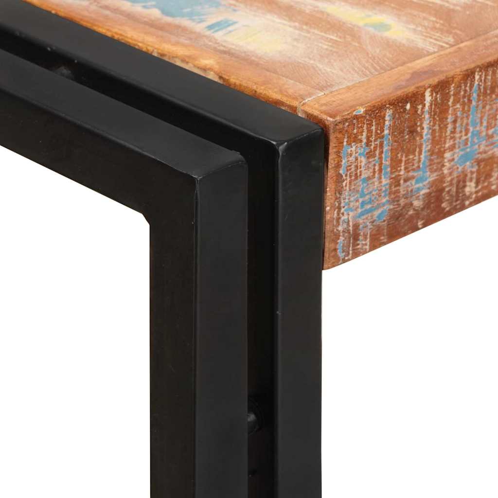 Boekenkast met Deuren Bruin Massief Gerecycled Hout en Metaal | luizaXL | Dé meubelwinkel voor elk interieur Boekenkast met Deuren Bruin Massief Gerecycled Hout en Metaal - Afbeelding 9