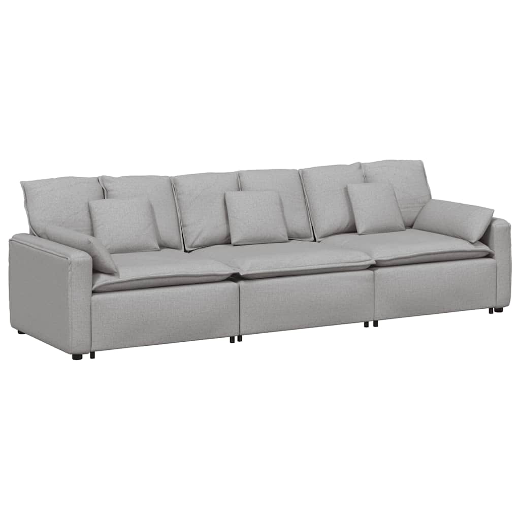Thumbnail - vidaXL Modulares Sofa mit Kissen Wolkengrau
