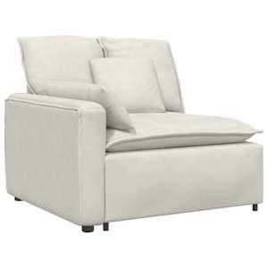 vidaXL Canapea modulară cu perne, crem