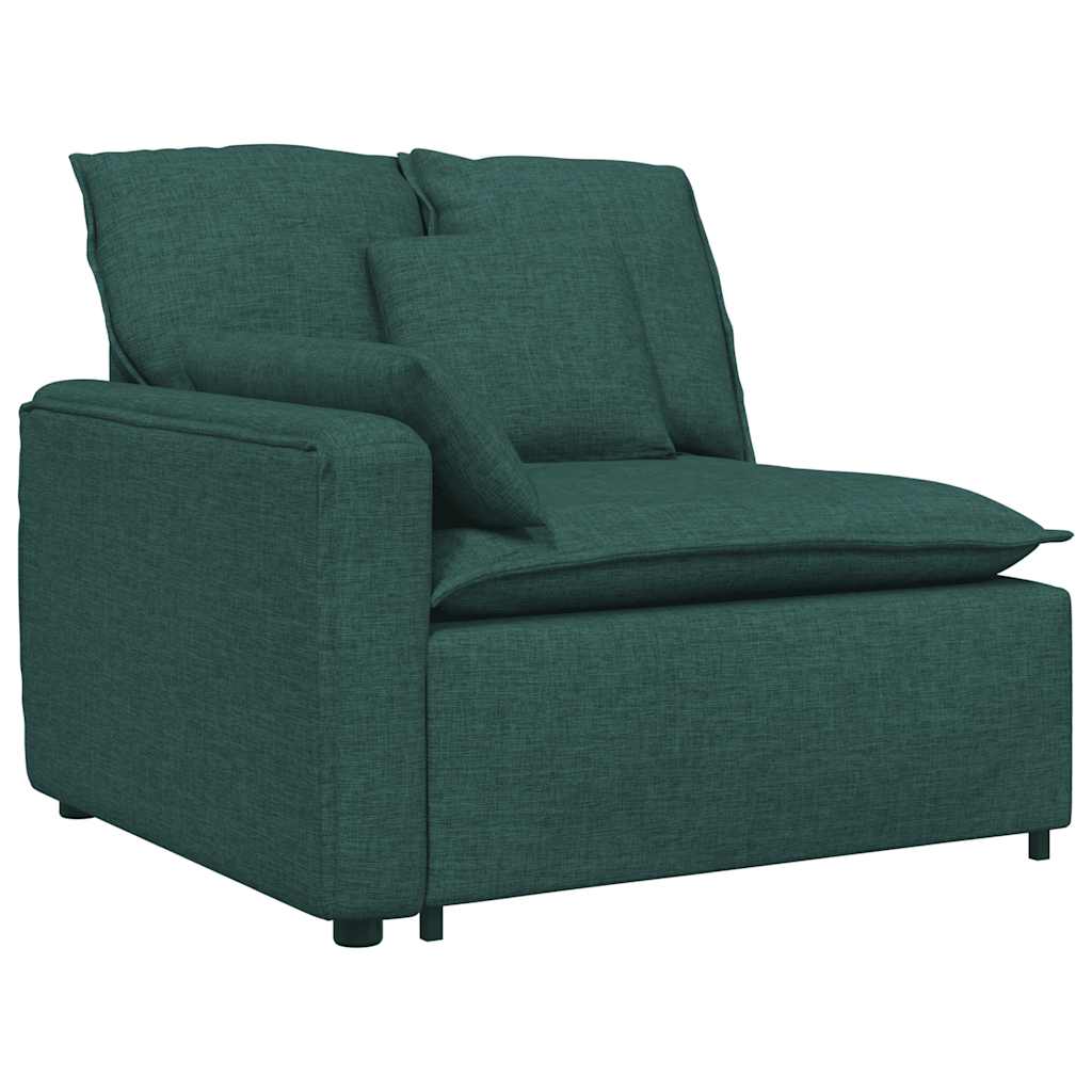 Thumbnail - vidaXL Modulares Sofa mit Kissen Dunkelgrün