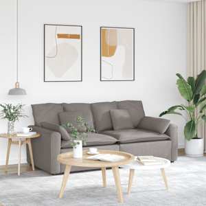 Modularni kavč z blazinami taupe
