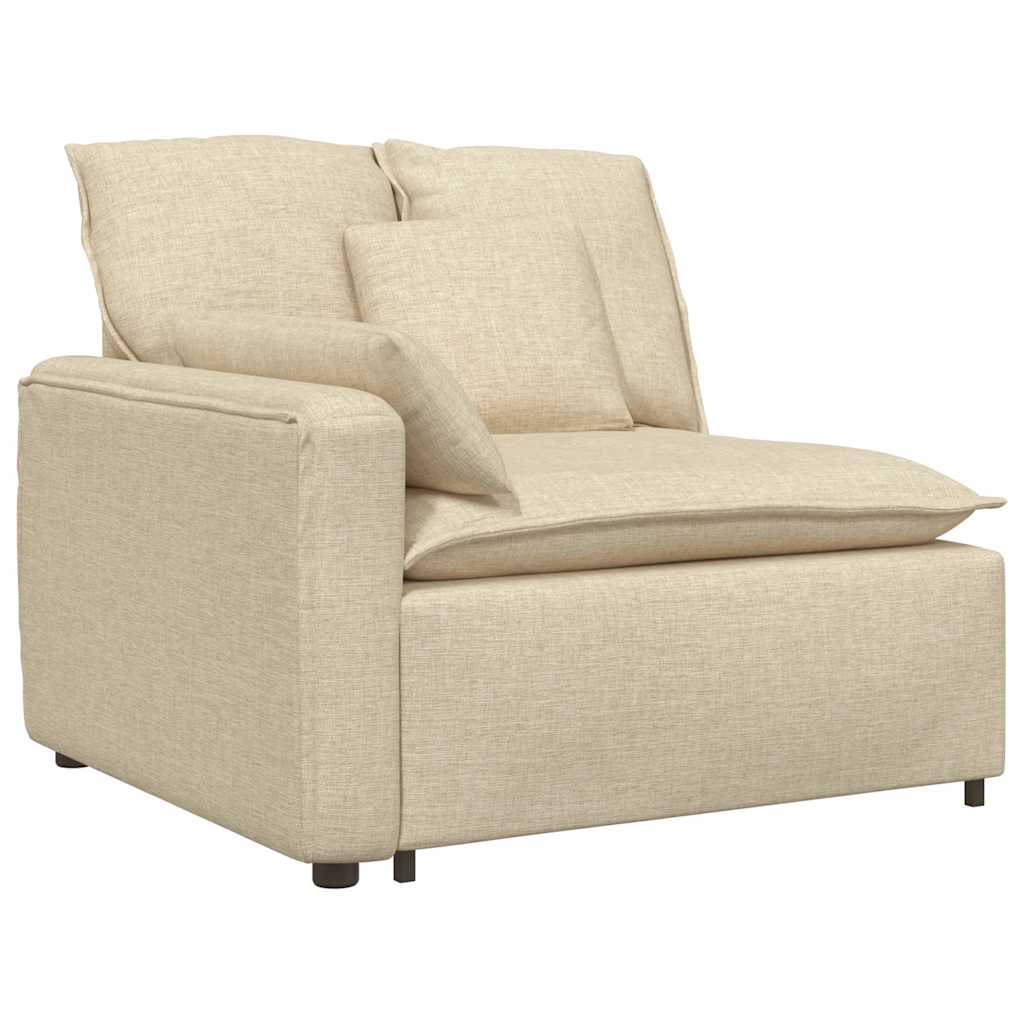 Thumbnail - vidaXL Modulares Sofa mit Kissen Cream