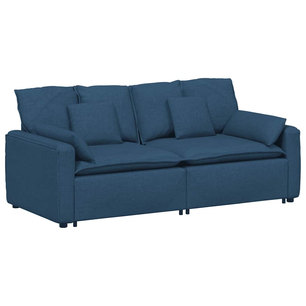 Thumbnail - vidaXL Modulares Sofa mit Kissen Blau
