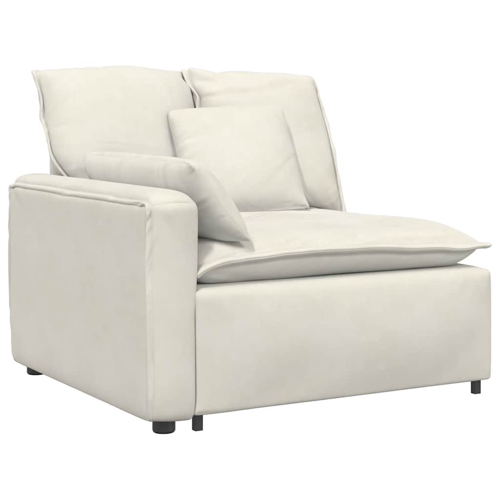 Thumbnail - vidaXL Modulares Sofa mit Kissen Cream