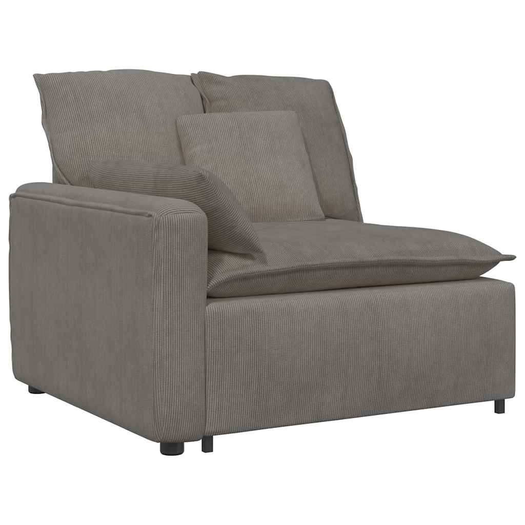 Thumbnail - vidaXL Modulares Sofa mit Kissen Hellgrau