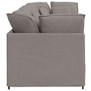 Modulární pohovka s polštáři textil taupe - obrázek 6