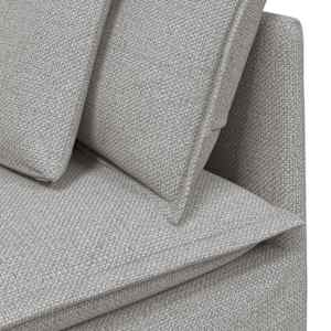 Modulární pohovka s polštáři textil obláčkově šedá - obrázek 8