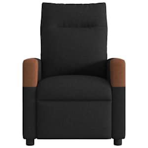 Elektrické masážní polohovací křeslo černé textil - obrázek 5