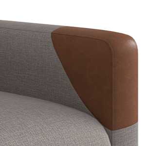 Zvedací masážní polohovací křeslo taupe textil - obrázek 11