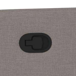 Zvedací masážní polohovací křeslo taupe textil - obrázek 12