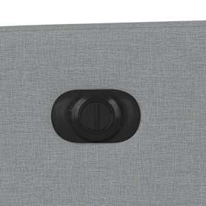 Elektrické zvedací masážní polohovací křeslo světle šedé textil - obrázek 13