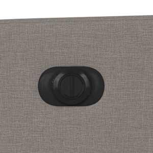 Elektrické zvedací masážní polohovací křeslo taupe textil - obrázek 13