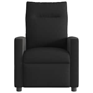 Elektrické masážní polohovací křeslo černé textil - obrázek 5