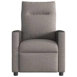 Elektrické masážní polohovací křeslo taupe textil - obrázek 5