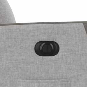Elektrické polohovací křeslo obláčkově šedé textil - obrázek 10
