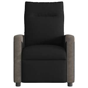 Elektrické polohovací křeslo černé textil - obrázek 4