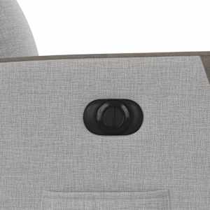 Elektrické zvedací polohovací křeslo obláčkově šedé textil - obrázek 14