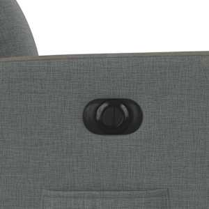 Elektrické zvedací polohovací křeslo tmavě šedé textil - obrázek 14