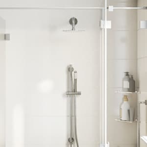 Dešťová sprchová hlavice z nerezové oceli 304 20 cm kulatá - obrázek 3