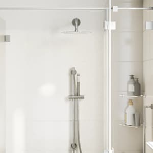 Dešťová sprchová hlavice z nerezové oceli 304 25 cm kulatá - obrázek 3