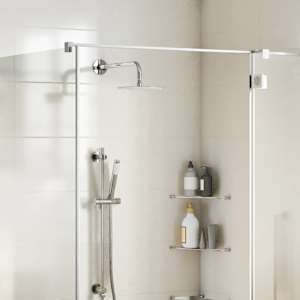 Tuš glava nerjaveče jeklo 304 25 cm okrogla