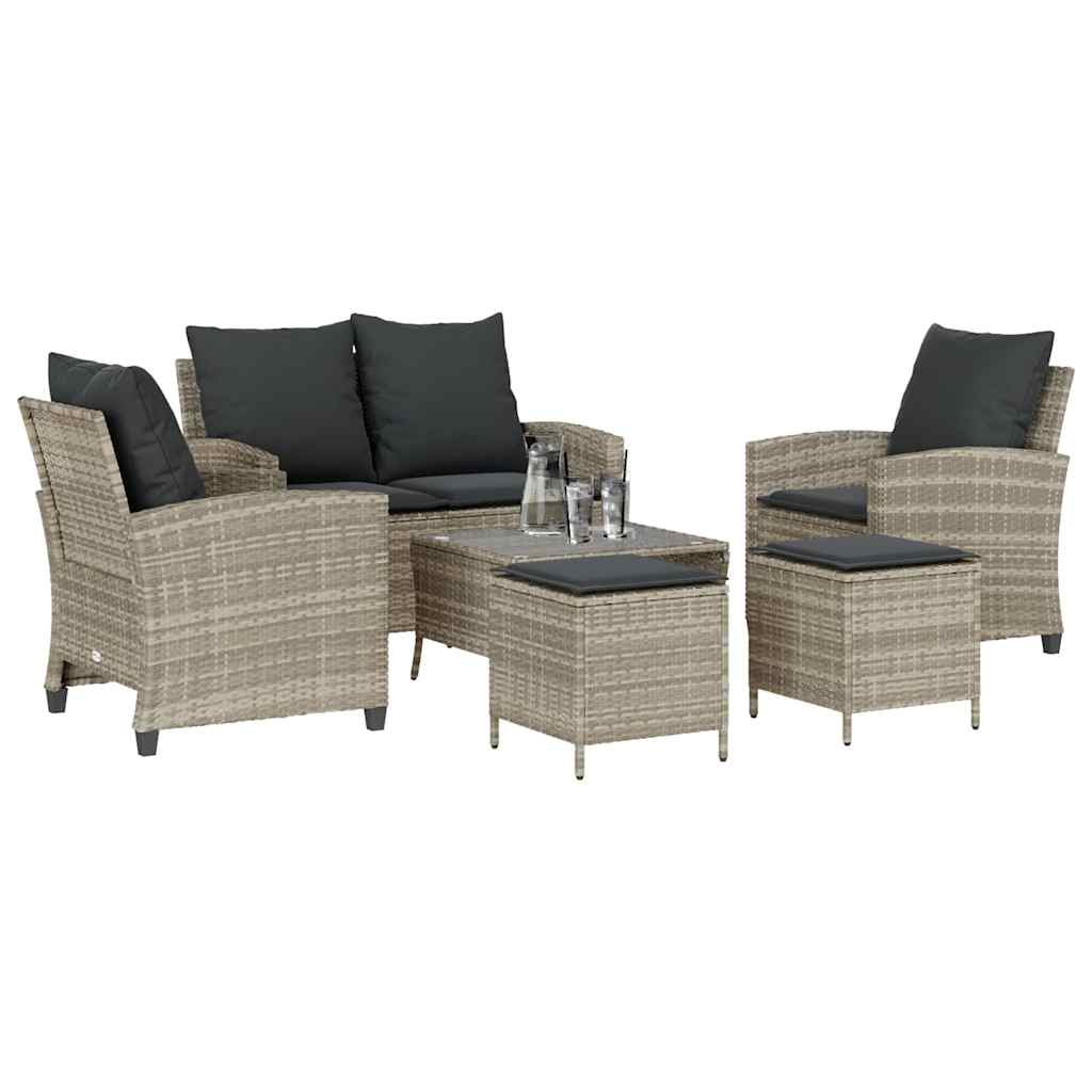 Soldes Garten-sofagarnitur, Garten-sofagarnituren, Gartensofa-set vidaXL
