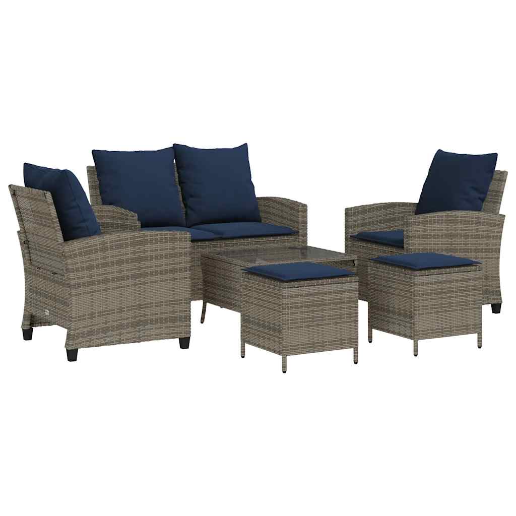 Garten-sofagarnitur, Garten-sofagarnituren, remise Gartensofa-set vidaXL
