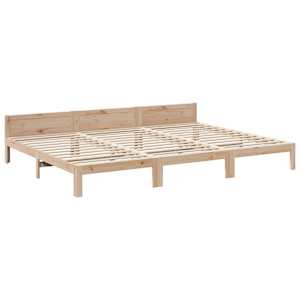 Rodinný rám postele bez matrace 270x200 cm masivní borovice - obrázek 6
