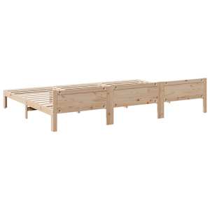 Rodinný rám postele bez matrace 270x200 cm masivní borovice - obrázek 9