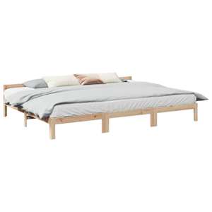 Rodinný rám postele bez matrace 270x200 cm masivní borovice