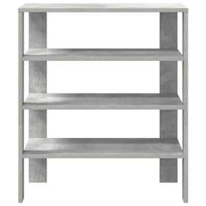 Botník betonově šedý 61x32x70 cm kompozitní dřevo - obrázek 4