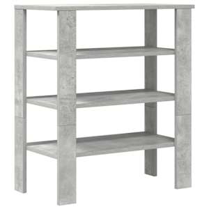 Botník betonově šedý 61x32x70 cm kompozitní dřevo - obrázek 6