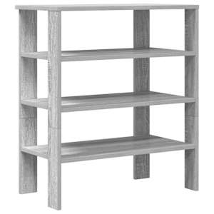 vidaXL kingakapp, hall Sonoma tamm, 61x32x70 cm, tehispuit