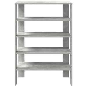 Botník betonově šedý 61x32x87,5 cm kompozitní dřevo - obrázek 4