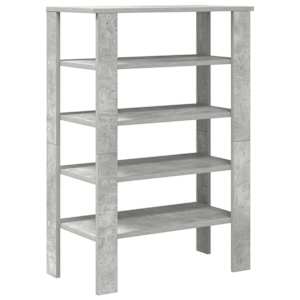 Botník betonově šedý 61x32x87,5 cm kompozitní dřevo - obrázek 6
