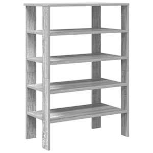 vidaXL kingakapp, hall Sonoma tamm, 61x32x87,5 cm, tehispuit