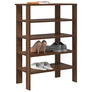 Botník hnědý dub 61x32x87,5 cm kompozitní dřevo - obrázek 1