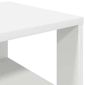 Botník bílý 61x32x105 cm kompozitní dřevo - obrázek 7