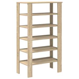 Botník dub sonoma 61x32x105 cm kompozitní dřevo - obrázek 6