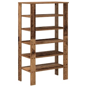 Botník old wood 61x32x105 kompozitní dřevo - obrázek 6