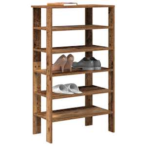 Botník old wood 61x32x105 kompozitní dřevo - obrázek 1
