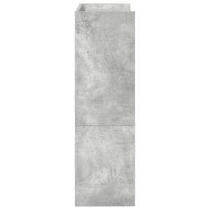 Botník betonově šedý 60x25x81 cm kompozitní dřevo - obrázek 5