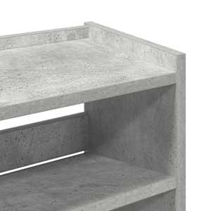 Botník betonově šedý 60x25x81 cm kompozitní dřevo - obrázek 7