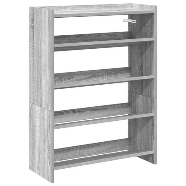 vidaXL kingariiul, hall sonoma tamm, 60x25x81 cm, tehispuit