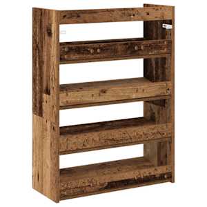 Botník old wood 60x25x81 kompozitní dřevo - obrázek 6