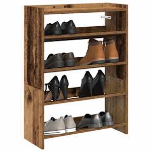 Botník old wood 60x25x81 kompozitní dřevo - obrázek 1